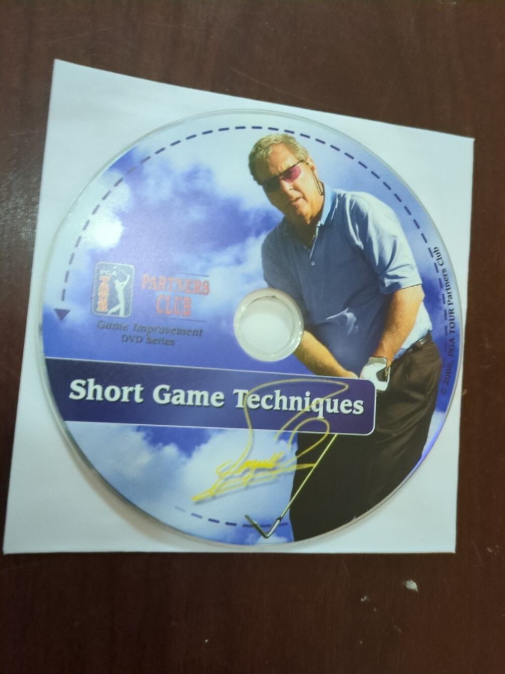 PGA Tour Partners Club DVD Short Game Techniques with Fuzzy Zoeller disc only